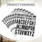 8 Sheet Letter Stickers Vinyl Alphabet Stickers (Black) 2 x 1 x 0.01 inches